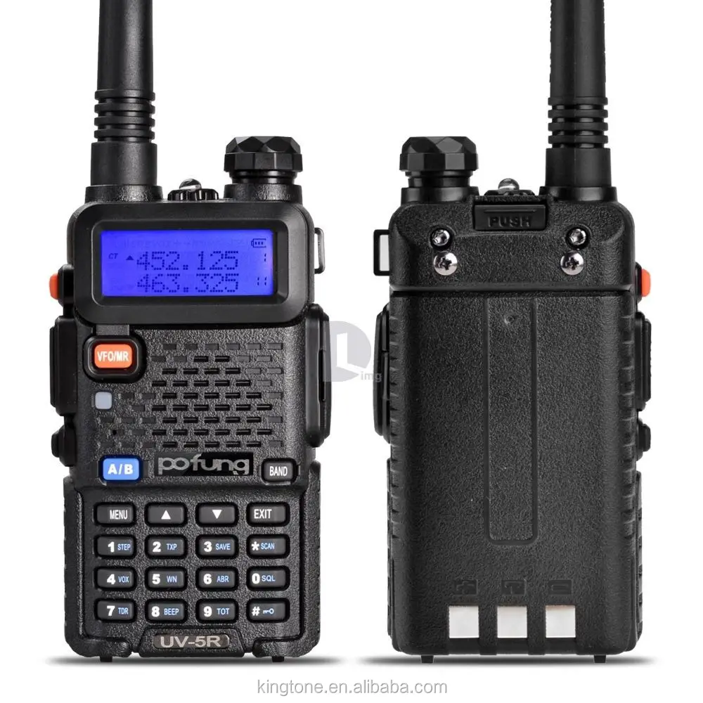 200 millas walkie talkie baofeng uv-5r radio china