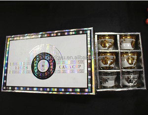 ขายส่งอาหรับราคาถูกถ้วยcawa,ชุบทองชุดชาอาหรับถ้วยชาชุด - Product Image 4