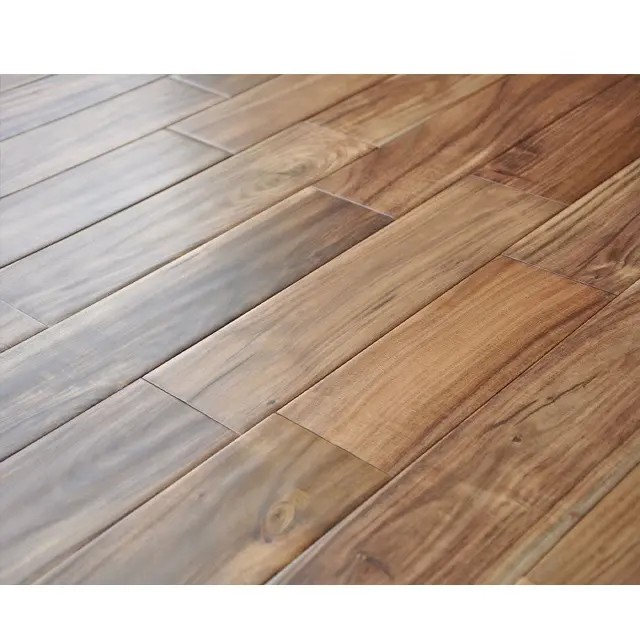 18MM solid acacia flooring hot sale in USA hardwood flooring wholesale price solid wood flooring