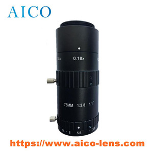 12MP <strong>75mm</strong> <strong>C</strong> <strong>Mount</strong> Short Distance <strong>C</strong>-<strong>mount</strong> Macro Lens for 1.1&quot; Sensor