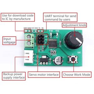 DC 5 V-9 V Çift Servo motor sürücüsü Modülü Denetleyici için Hata Ayıklayıcı SG90/MG995/MG996 Robot Servo Kontrol modülü