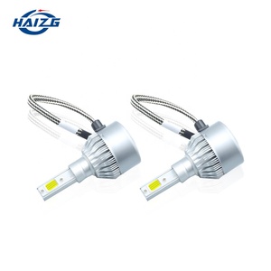 HAIZG סופר בהיר C6 רכב אורות 880 H1 H3 9005 9006 H11 H4 H7 אוטומטי רכב LED פנסי H4 נורות