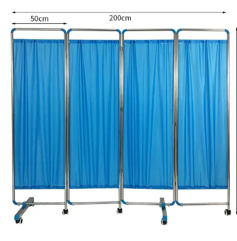 Больничная 4 Складная медицинская кровать для разделения комнаты/Больничная кровать/экран для кровати