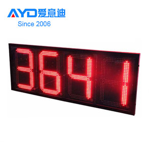 LCD RF Remote App Control Gas Preis schild Paparan 7 Segment LED-Anzeige Yang Diketuai Wifi Control - Product Image 4