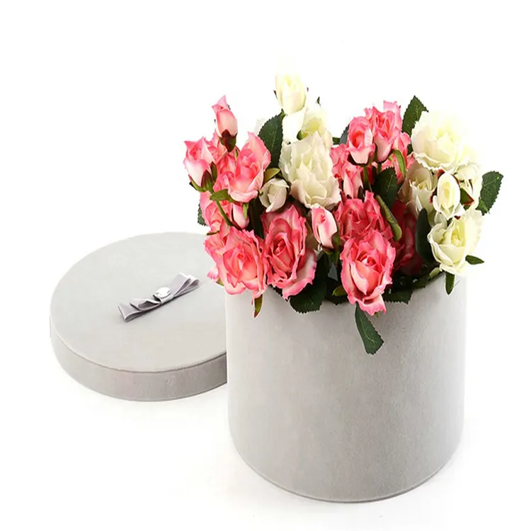 Custom Printing Wholesale cheap price large size decorative round shape pink cardboard hat box