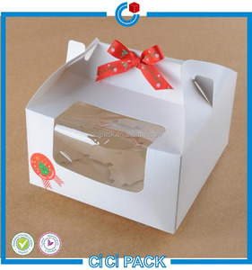 最高品質<span class=keywords><strong>assuranced</strong></span>食品包装用クリスマスケーキ包装でクリアウィンドウ