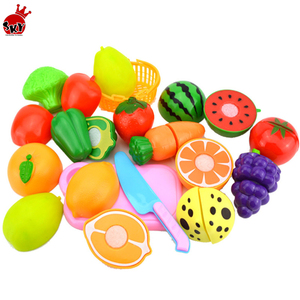 <strong>Toy</strong> Sourcing 23Pcs/Set Role Play Kitchen Food Pretend Cutting Food <strong>Toys</strong> Cutting Fruit Set - Product Image 2