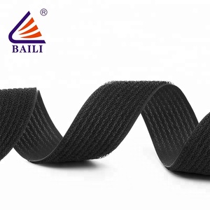 5 cm Preto gancho de Gancho e laço de fita no lado do mesmo lado fita para móveis
