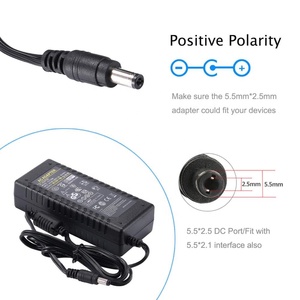 AC 100-240V DC 12V 6a ac/dc 适配器，带 8 路分离器电源线 12v 6a 72w 桌上型电源供应器