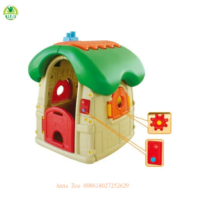 Colorato bambini playhouse mobili/capretti di plastica playhouse per la vendita QX-18163D