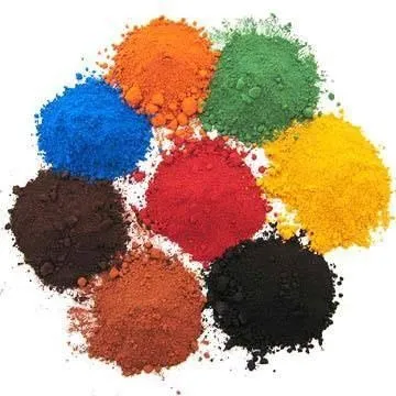 Óxido de hierro precios/precio de fábrica/polvo rojo/Negro/amarillo/verde en polvo
