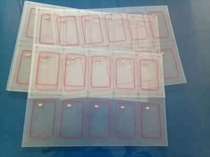 チップ埋め込みインレイ/プレラム素材3*8レイアウトLF HF RFIDカードPVCシート - Product Image 2