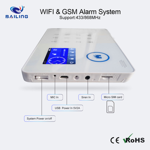 4G WIFI Alarma personal 88 Zonas inalámbricas APP Control remoto sistema de alarma de seguridad - Product Image 5