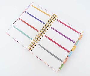 Data di Stampa Full Color Accademico Planner Fascia Elastica Citazione di Ispirazione - Product Image 4
