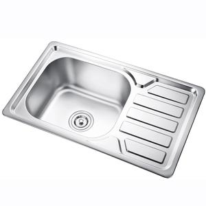 中国厨房水槽供应商工厂单碗不锈钢水槽 - Product Image 1