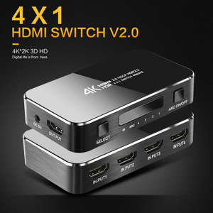 Interruptor HDMI 4K 60Hz 4x1, Control remoto HDMI 4 en 1, conmutador de vídeo - Product Image 2