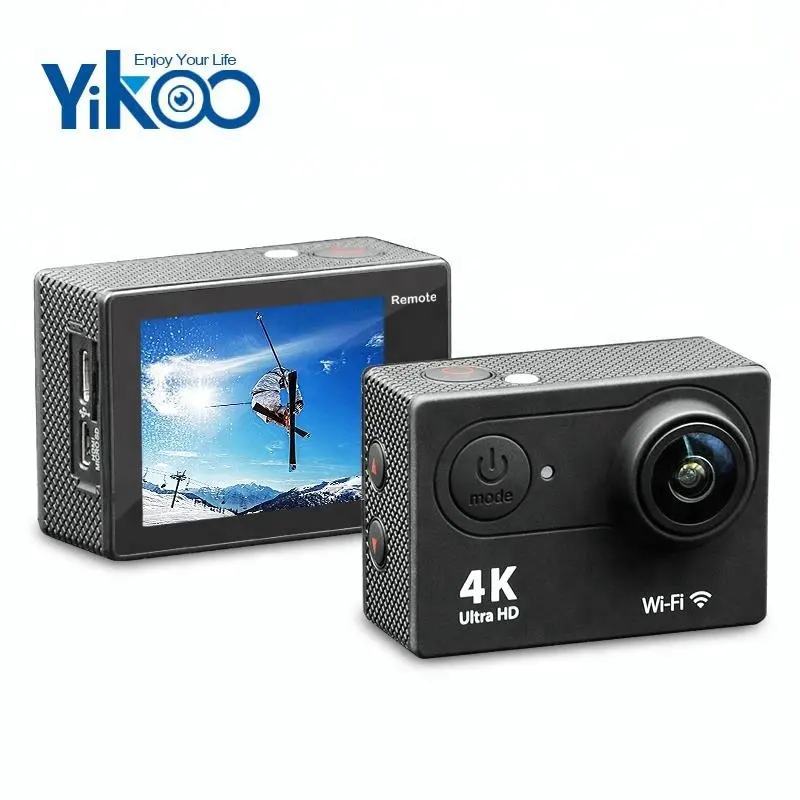 Ação Câmera 4k WIFI Full HD Resolução Fotográfica Corpo À Prova D 'Água Extreme Sports Camera Sports Video Cameras