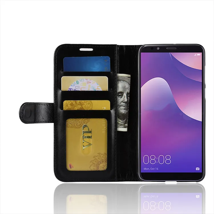 עבור Huawei Mate 20 פרו עור טלפון סלולרי נייד ארנק מקרה עם מגנטי כרטיס חריץ מחזיק עור מפוצל מקרה עבור huawei mate 20