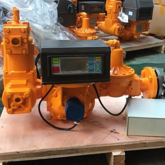 digital lpg gas flow meter/positive displacement lpg flowmeter