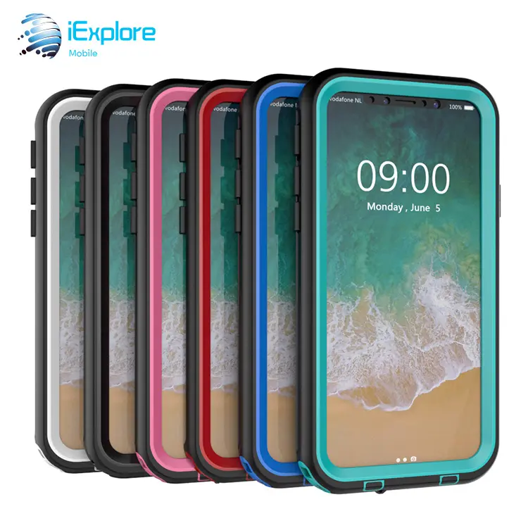iExplore IP68 Waterproof Shockproof 360 Full Body ragged with Build-in screen protector Phone Case For iPhone 14 Pro Max
