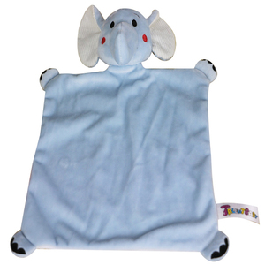 Custom Factory Baby Blanket With Soft <strong>Plush</strong> Elephant Head Toy Baby Comforter <strong>Plush</strong> - Product Image 1