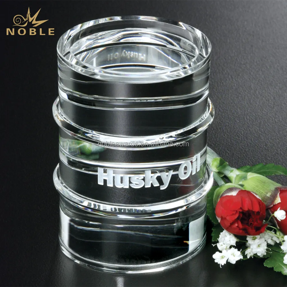 Business Custom Crystal Olie Vat Vorm Kristal Souvenir