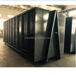 22CBM Waste Management Waste Recycling Stackable Hook Lift Bin Custom Roll on Roll off <strong>Container</strong> Double Door Hook Lift <strong>Container</strong>