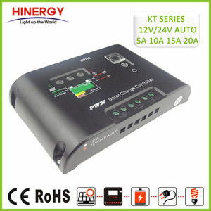 Controlador de carga solar manual PWM, 12V, 24V, 10A - Product Image 3