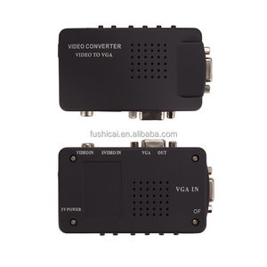 Adaptador convertidor de video AV a VGA Señal de TV RCA a VGA Convertidor de monitor Divisores y convertidores Categoría de producto