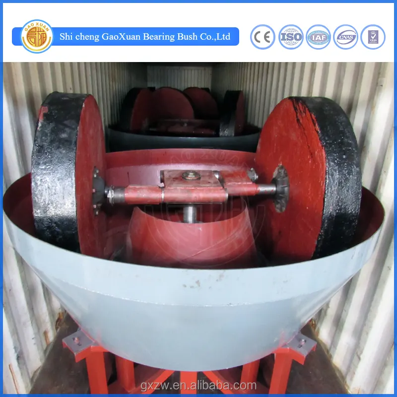 China gold wet pan mill for Africa mining plant