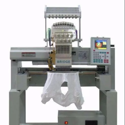 Hot sale product 2 head computerized embroidery machine swf cap/flat embroidery machine