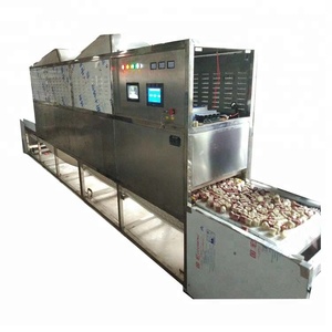 Macadamia fındık tünel tipi sürekli mikrodalga kavurma/pişirme fırını