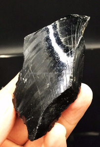 Bán Buôn Tự Nhiên Thạch Anh Lỏng Đá Quý Lớn Obsidian Nguyên Khoáng Mẫu Khắc Pha Lê Với Khắc Hình Dạng Không Thường Xuyên - Product Image 5