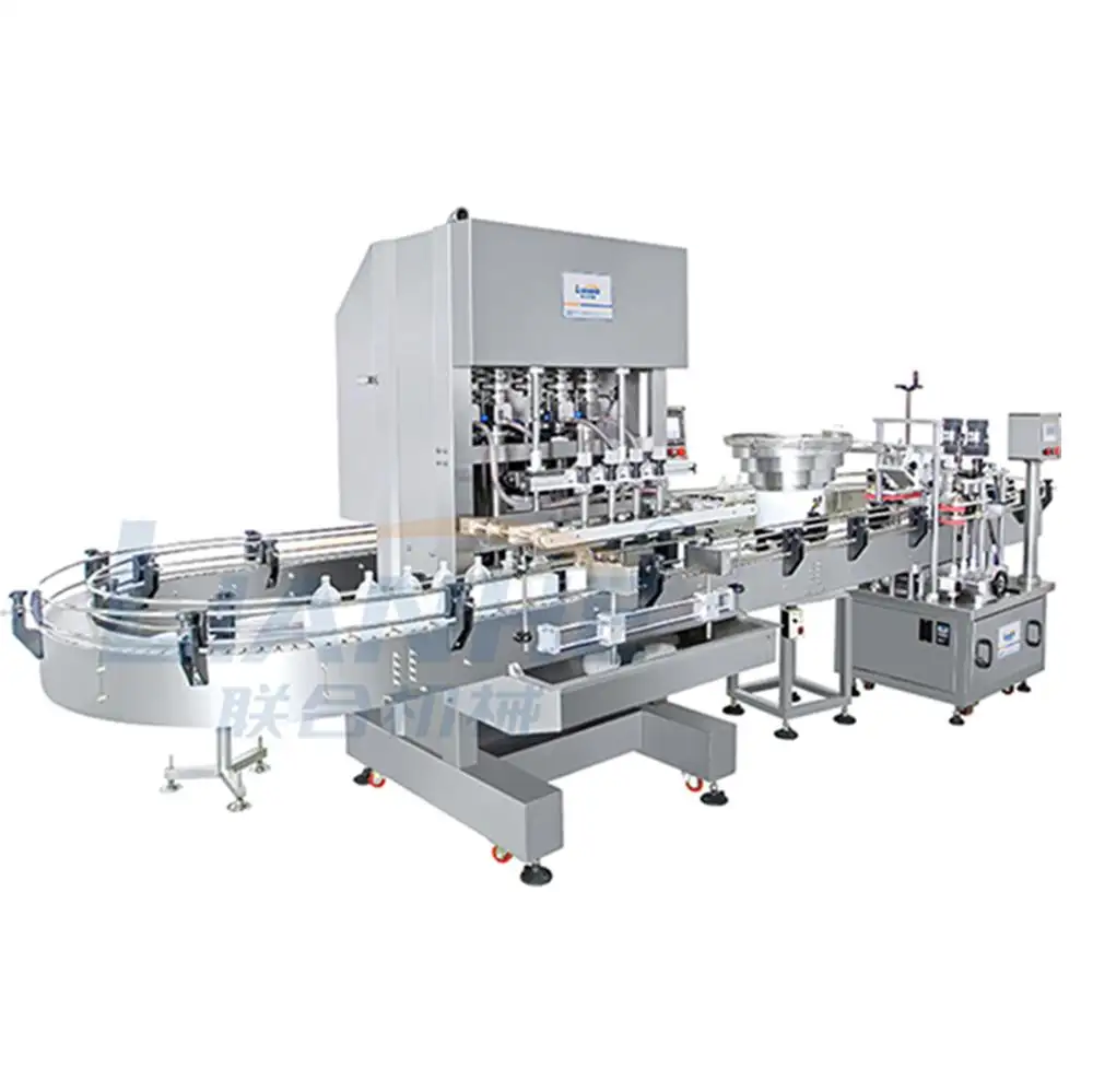 Lotion Cream Filling Machine Cosmetic Detergent Hand Wash Liquid Soap Shampoo Fully Automatic Bottle Filling Machines