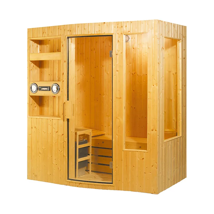 Outdoor Sauna Free Spare Parts Wooden Wood Low Emf Far Infrared Carbon 2 People Modern 4 Per 2 Years Solid Wood