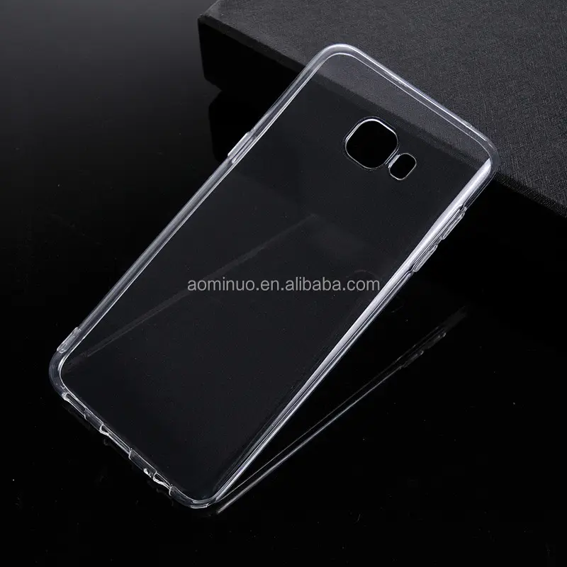 Ultra Thin Rõ Ràng Trong Suốt Mềm TPU Gel Trở Lại Trường Hợp Đối Với Samsung Galaxy S6 S7 Cạnh S8 S9 Cộng Với Silicone Bìa