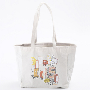 Chất lượng cao 8oz tái chế hàng tạp hóa bông vải Tote Túi thăng hoa mua sắm túi Taobao giá thể thao phong cách - Product Image 2