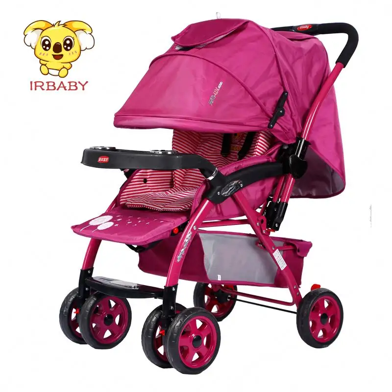 Hohe qualität engel luxus baby kinderwagen 3 in 1 kinderwagen hersteller MJ803 Leinen stoff