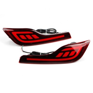 用于 <span class=keywords><strong>CRV</strong></span> 2017 2018 <span class=keywords><strong>LED</strong></span> 后保险杠反射器浅红色汽车驾驶制动雾修剪成型尾灯