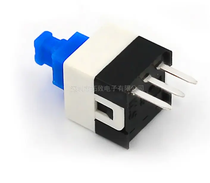 7x7mm Tactile Tact Push Button Self Locking 6 Pin Switch DIP PCB Mount