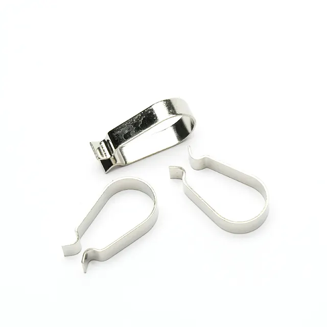 Hong sheng Hersteller kunden spezifische U-Form Flachstahl draht Metall Edelstahl Feder clip