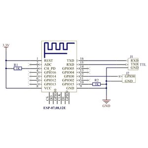 ESP8266 ESP-12F Wifi Serial Consiglio Modulo Ricetrasmettitore Wireless Remote Porta di Rete Scheda di Sviluppo - Product Image 6