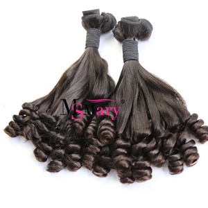 Sıcak In nijeryalı toptan manikür hizalanmış Funmi tarzı 12A Pixie kıvırmak süper çift çizilmiş saç - Product Image 2