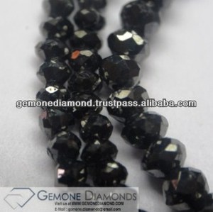 Collar de cuentas de diamante negro a un precio más barato del fabricante indio - Product Image 4