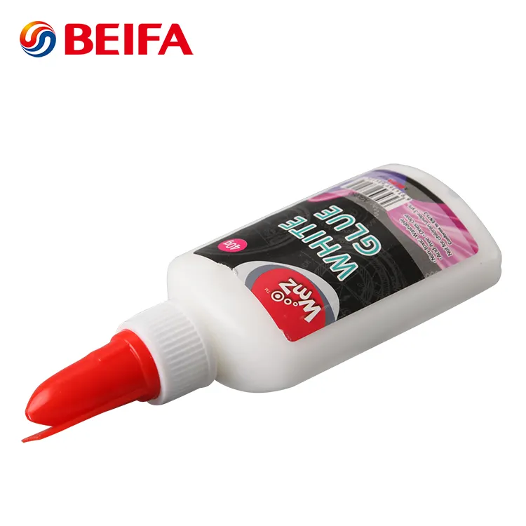 Beifa מותג GL0002 מכירה לוהטת 40g שאינו רעיל ילדים בעבודת יד דבק נוזלי לבן לטקס עץ דבק