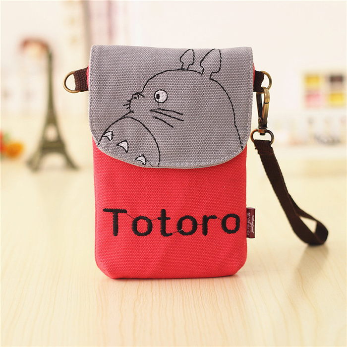 Red with grey big Totoro