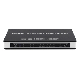 5x1 conmutador HDMI interruptor HDMI con control remoto conmutador de vídeo 5,1 cine en casa
