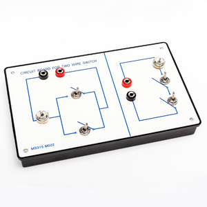 Gelsonlab HSPE-199 Electrical Laboratory <strong>Circuit</strong> Board <strong>Circuit</strong> Box Students <strong>Circuit</strong> Board for Two Wire Switch - Product Image 1
