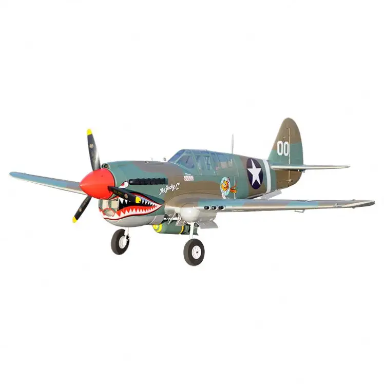 Curtiss P-40 avião de guerra de brinquedo, espuma epo rc