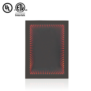 装饰壁镜矩形无边镜浴室镜带led灯 - Product Image 2